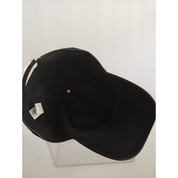 Woman's Hat Black Baseball Cap Pre-Owned Adjustable Strap - Picture 8 of 12